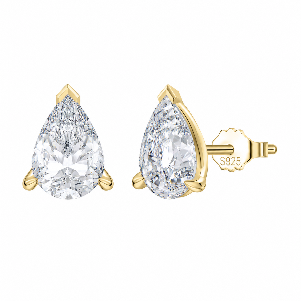 The Pear Cut Stud